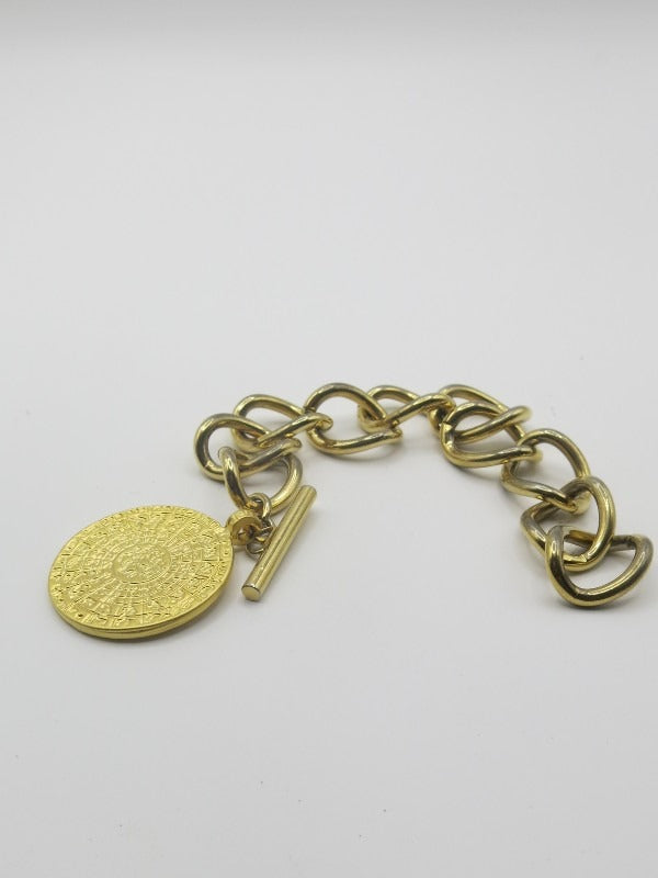 Gold Coin Bracelet
