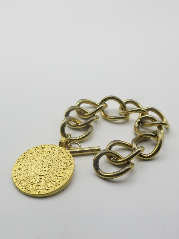 Gold Coin Bracelet