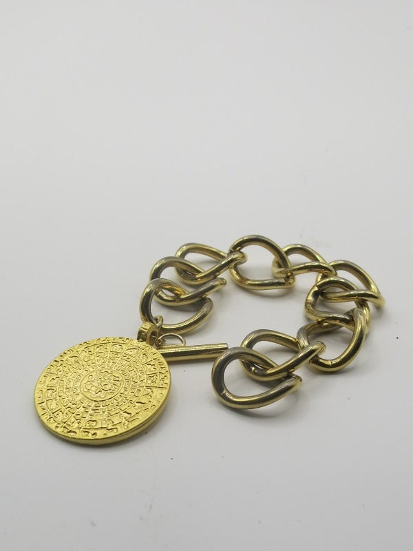 Gold Coin Bracelet