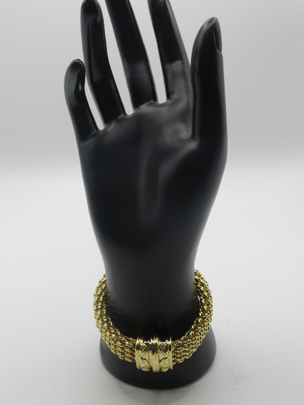 Chunky Gold Tone Bracelet
