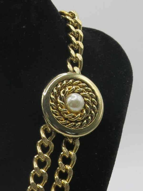 Gold Chain Belt Necklace