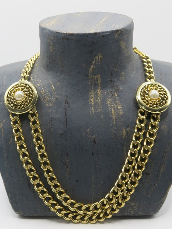 Gold Chain Belt Necklace