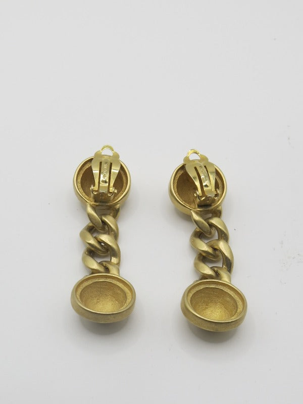 Erwin Pearl Chain Link Earrings