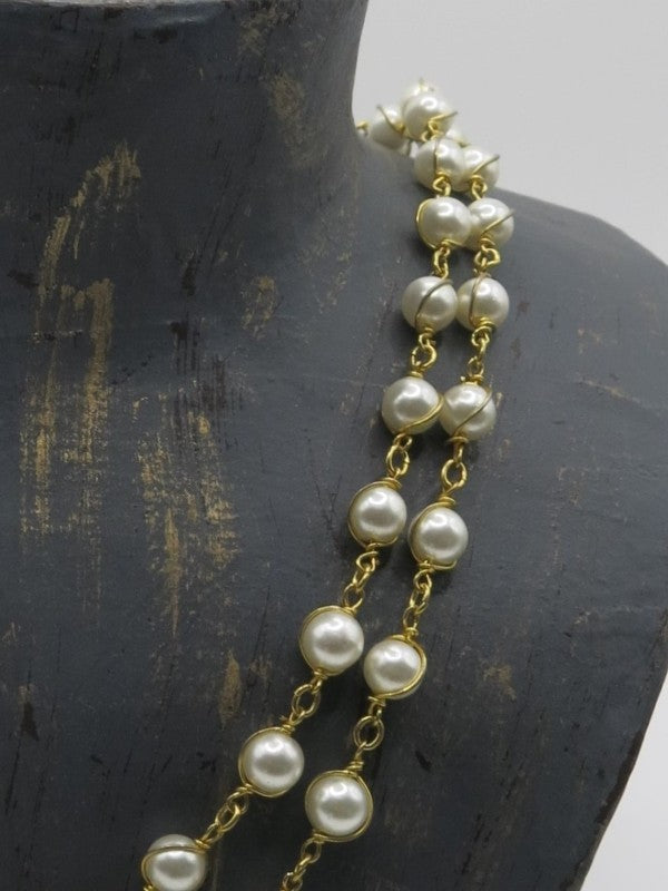 Napier Long Pearl Necklace