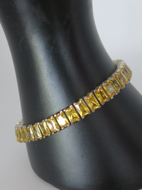 Suzanne Somers Citrine Necklace, Bracelet and Earrings Set