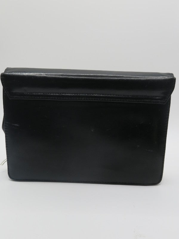 Leather Bag Gold Clasp