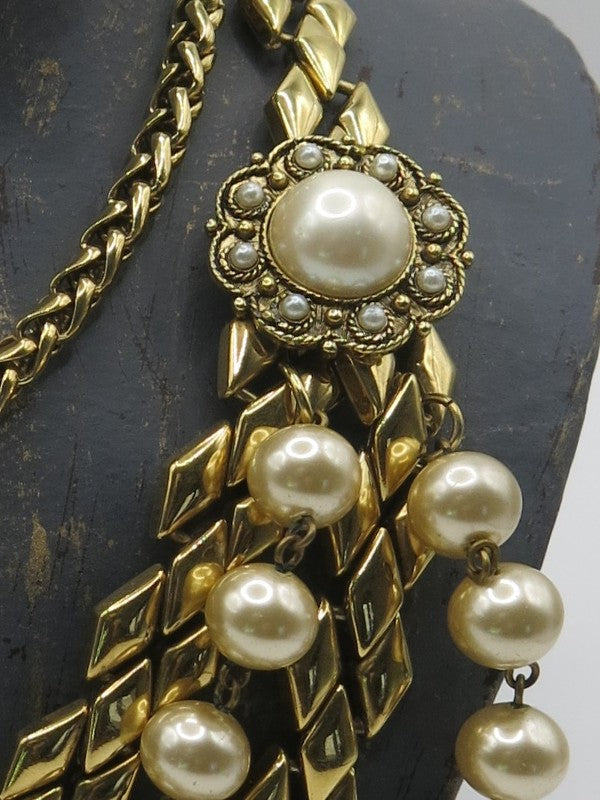 Erwin Pearl Vintage Festoon Necklace