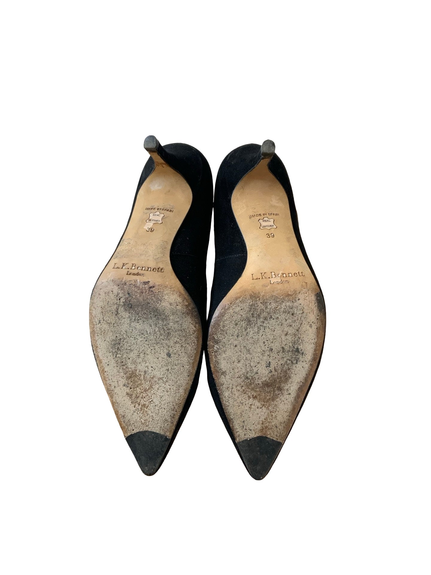 LK Bennett Black Suede Pumps