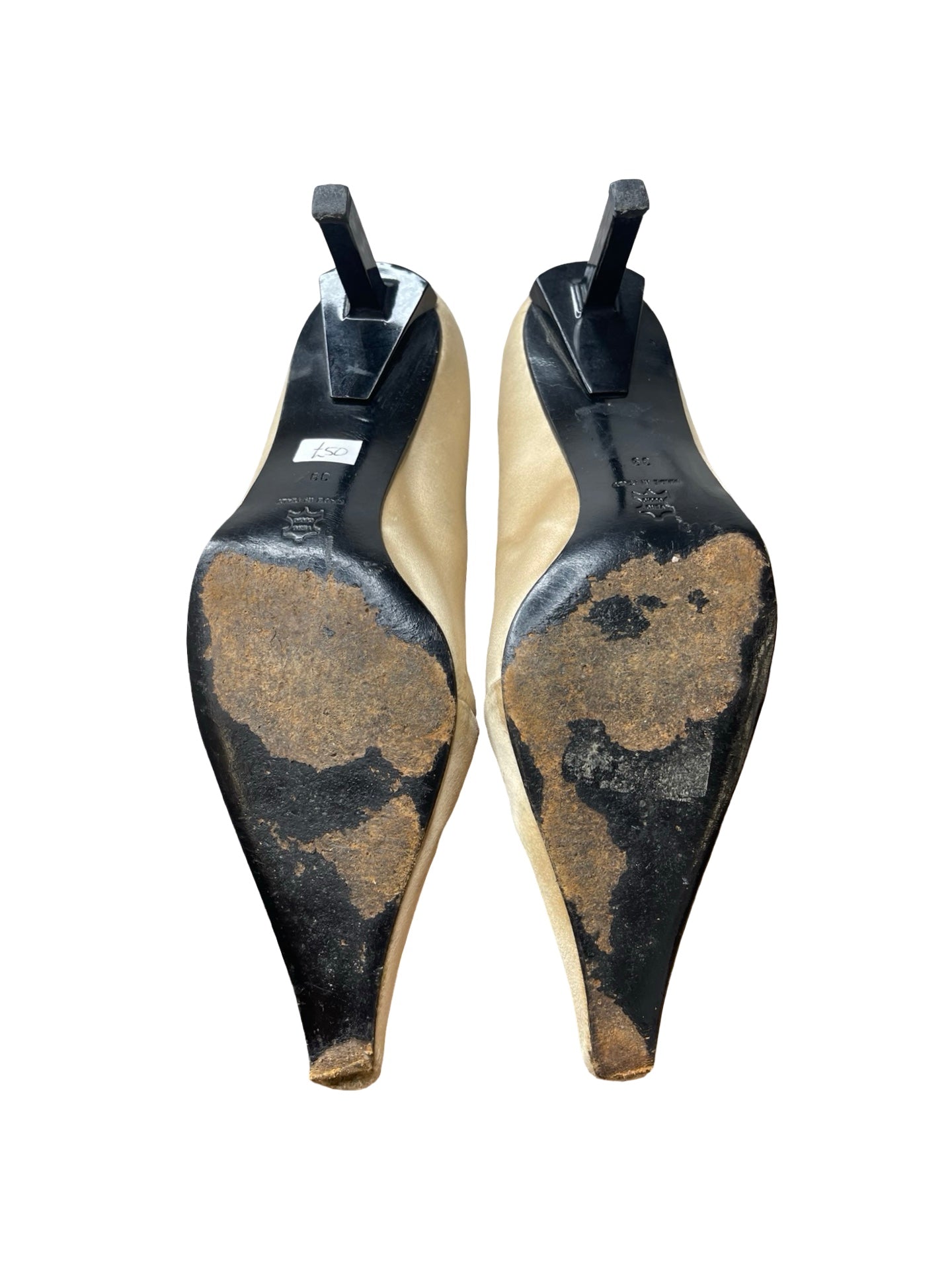 Alain Tondowski Satin Vintage Shoes