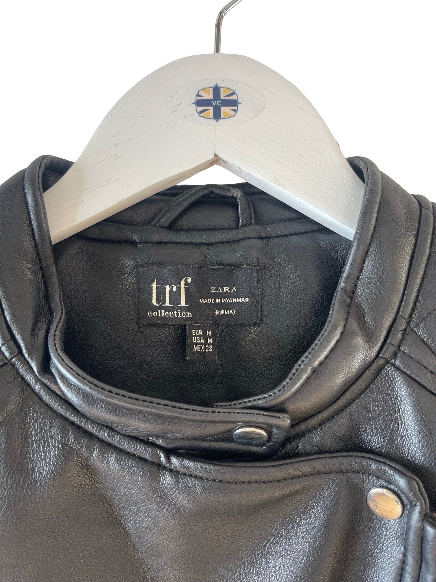 TRF Zara Faux Leather Jacket