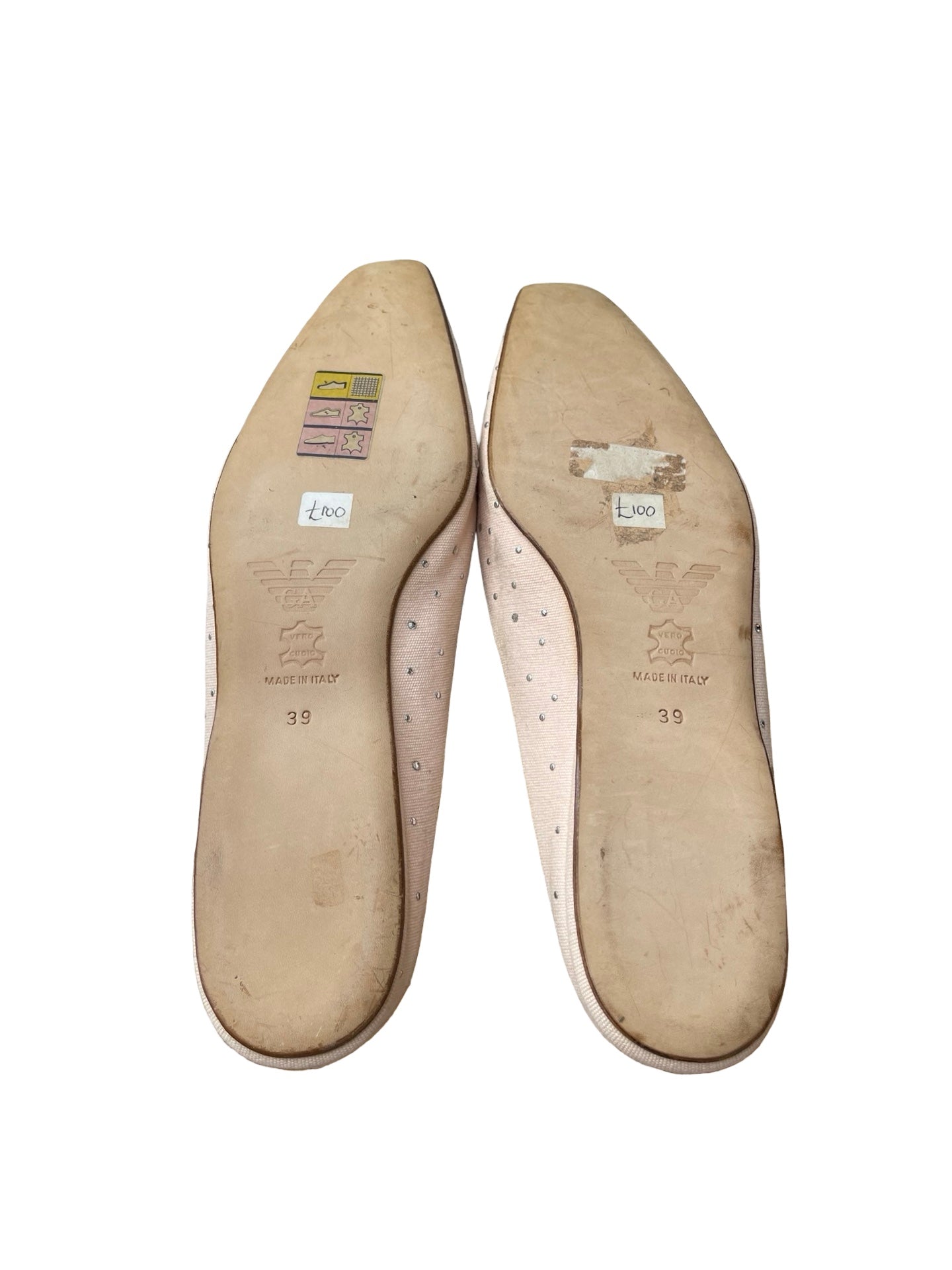 Giorgio Armani Dupioni Slides Slippers