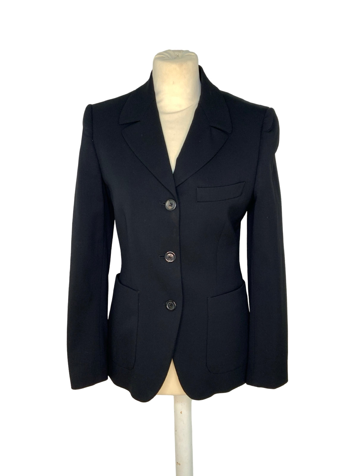 Victor Victoria Single Breasted Black Jacket