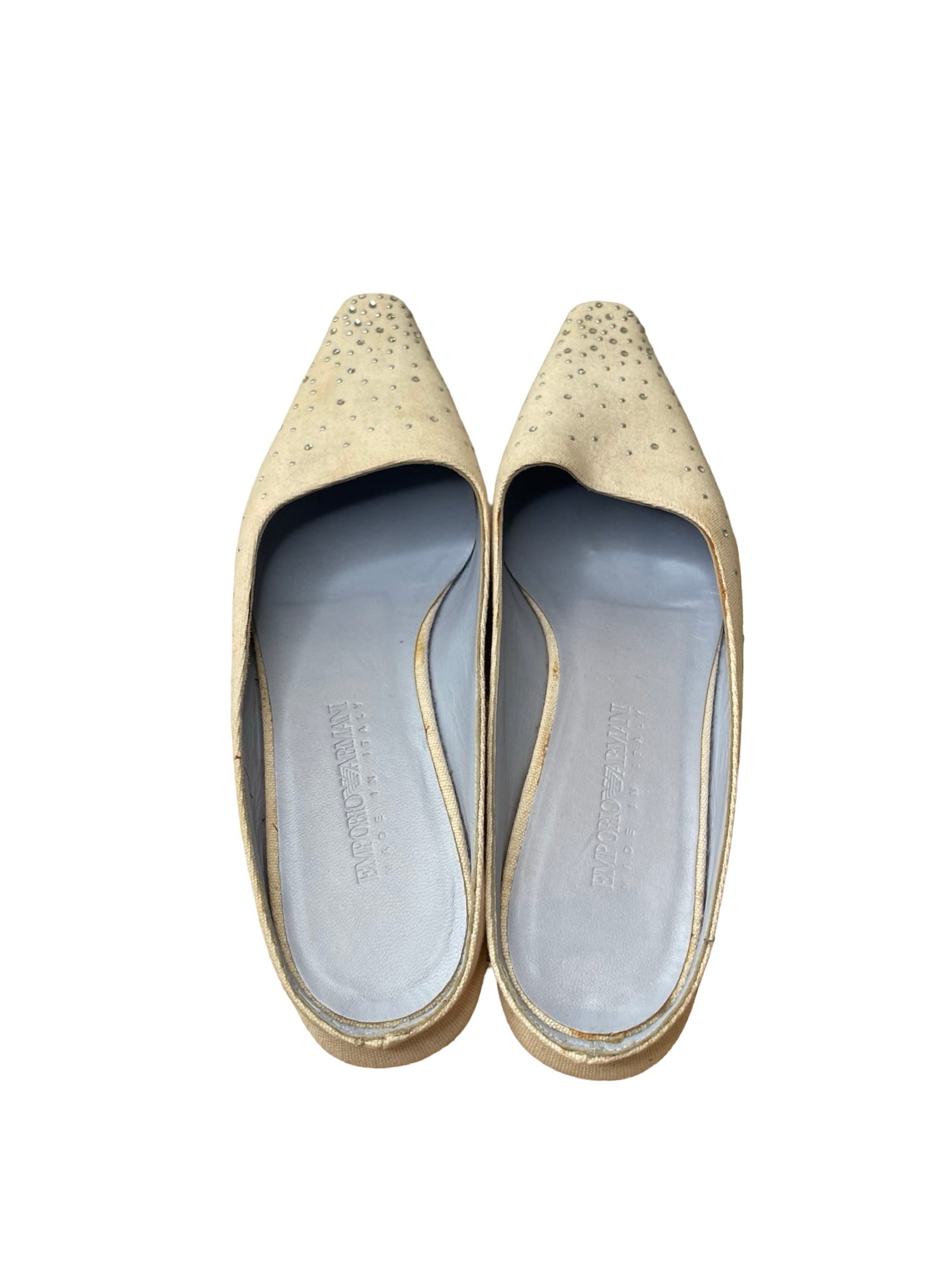 Giorgio Armani Dupioni Slides Slippers