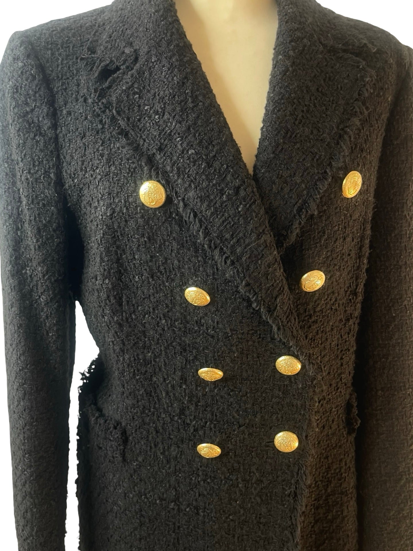 Zara Light Boucle Style Coat