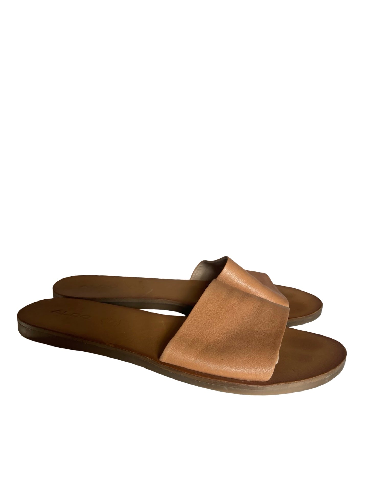 ALDO Soft Leather Flat Slides
