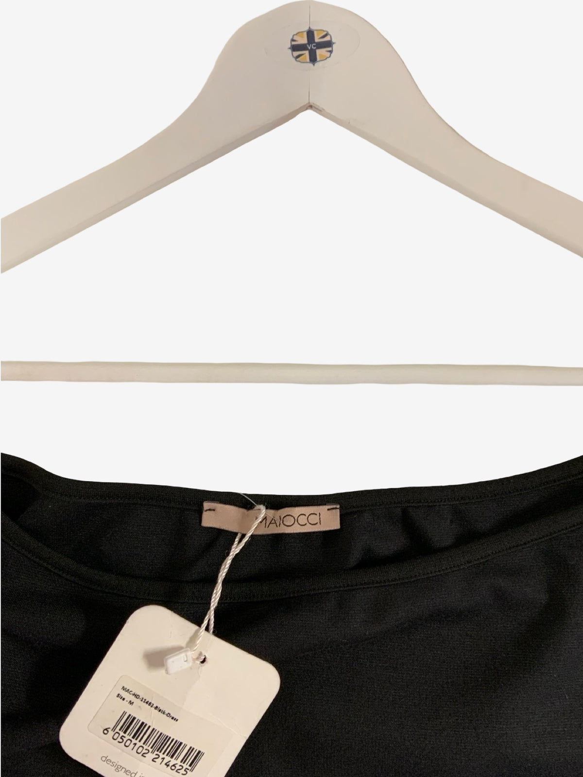 Maiocci Off The Shoulder Black Bodycon Dress