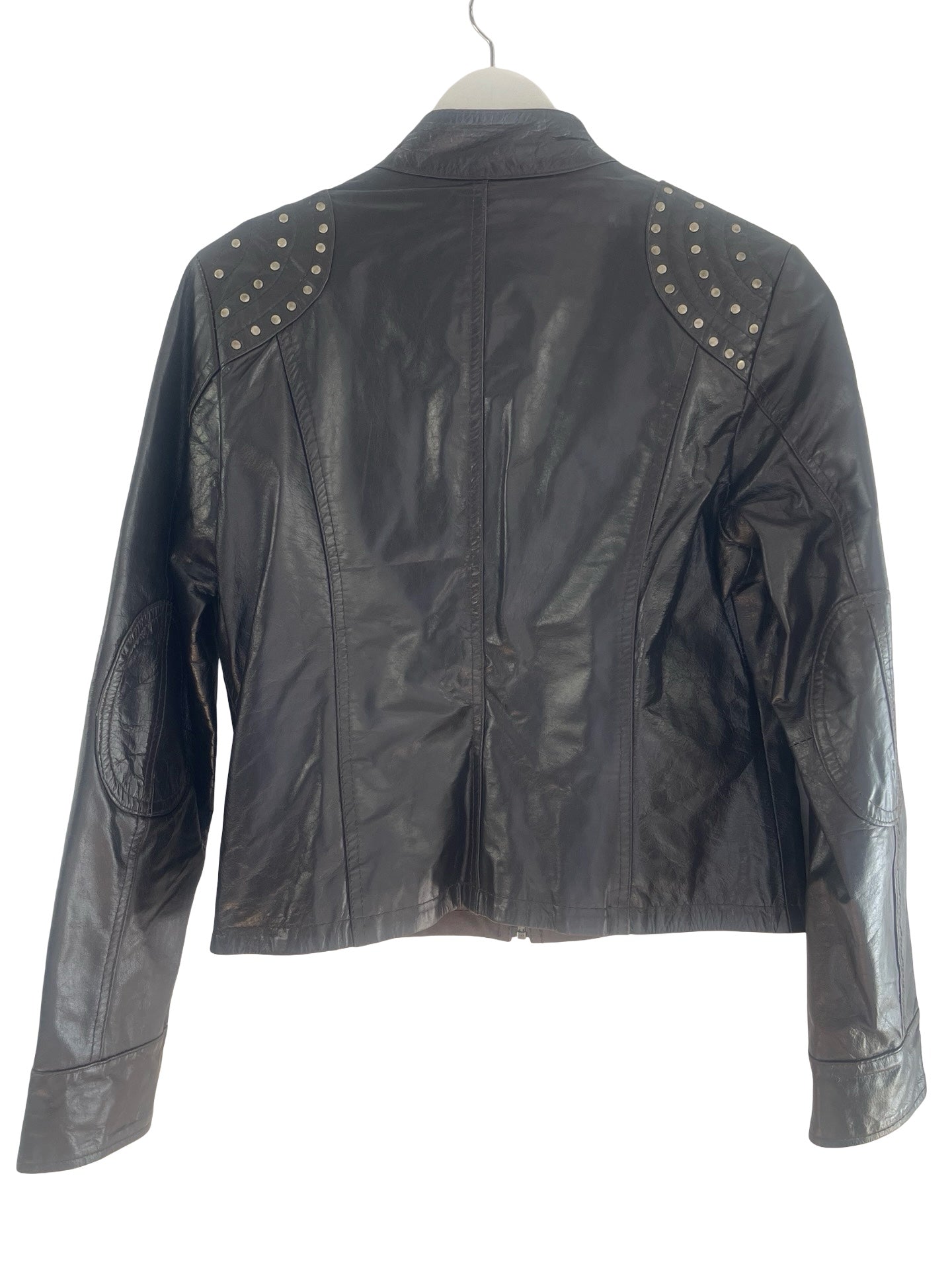 Rebel Rino and Pelle Brown Leather Jacket