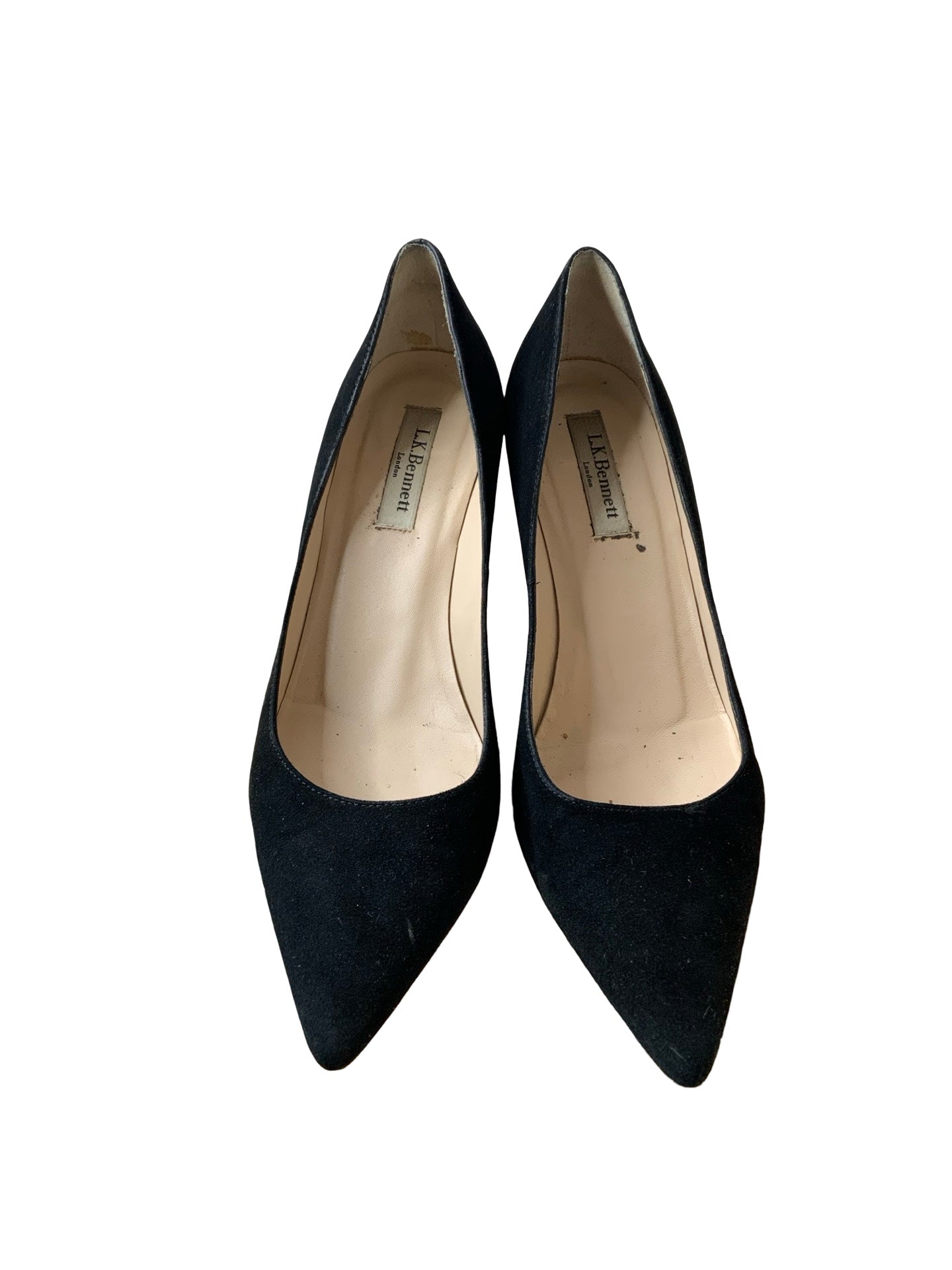 LK Bennett Black Suede Pumps