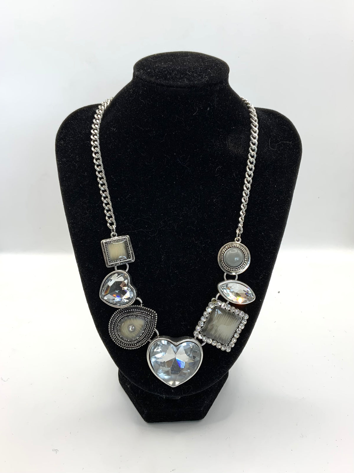 Magdalene Heart Charm Choker Necklace