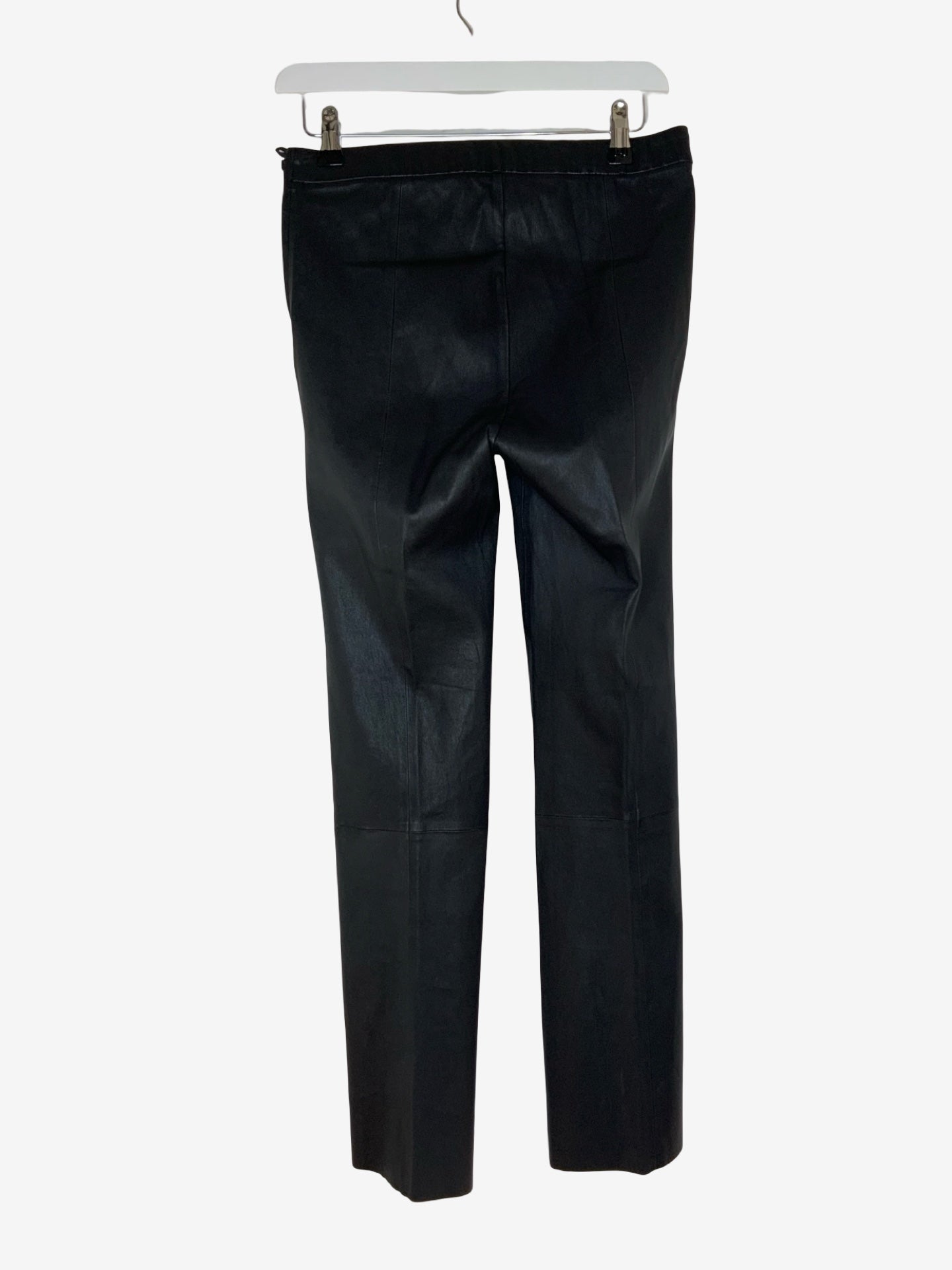 Dante Tyson Crop Flare Leather Pant
