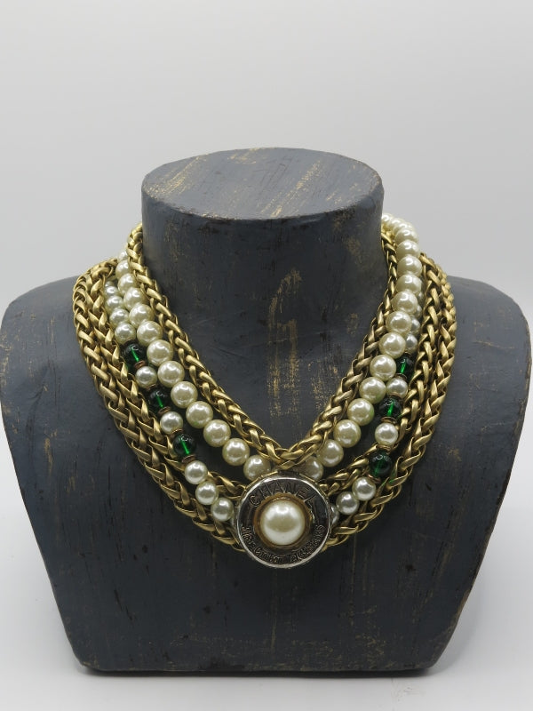 Dauplaise Vintage Choker Charm Necklace