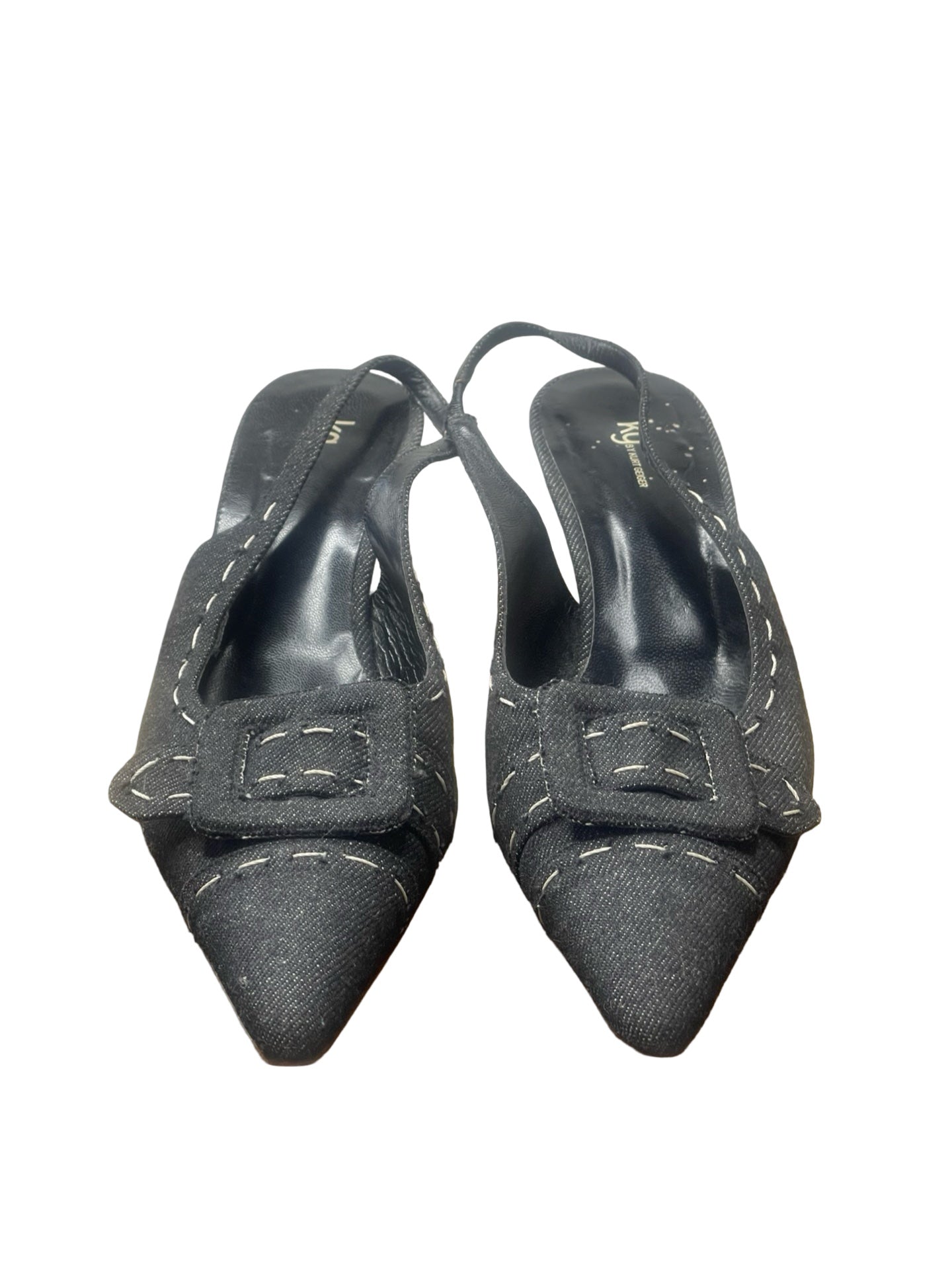Kurt Geiger Denim Sling Backs