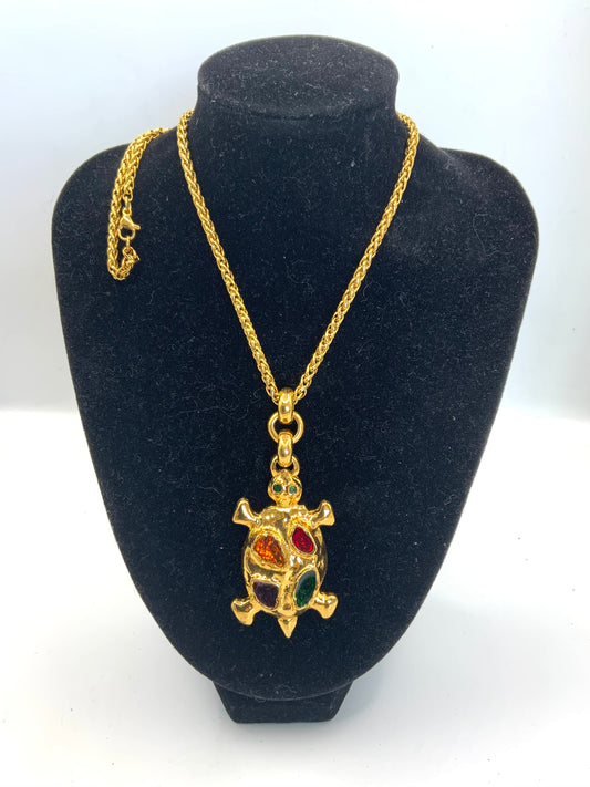 Edouard Rambard Turtle Pendant Necklace