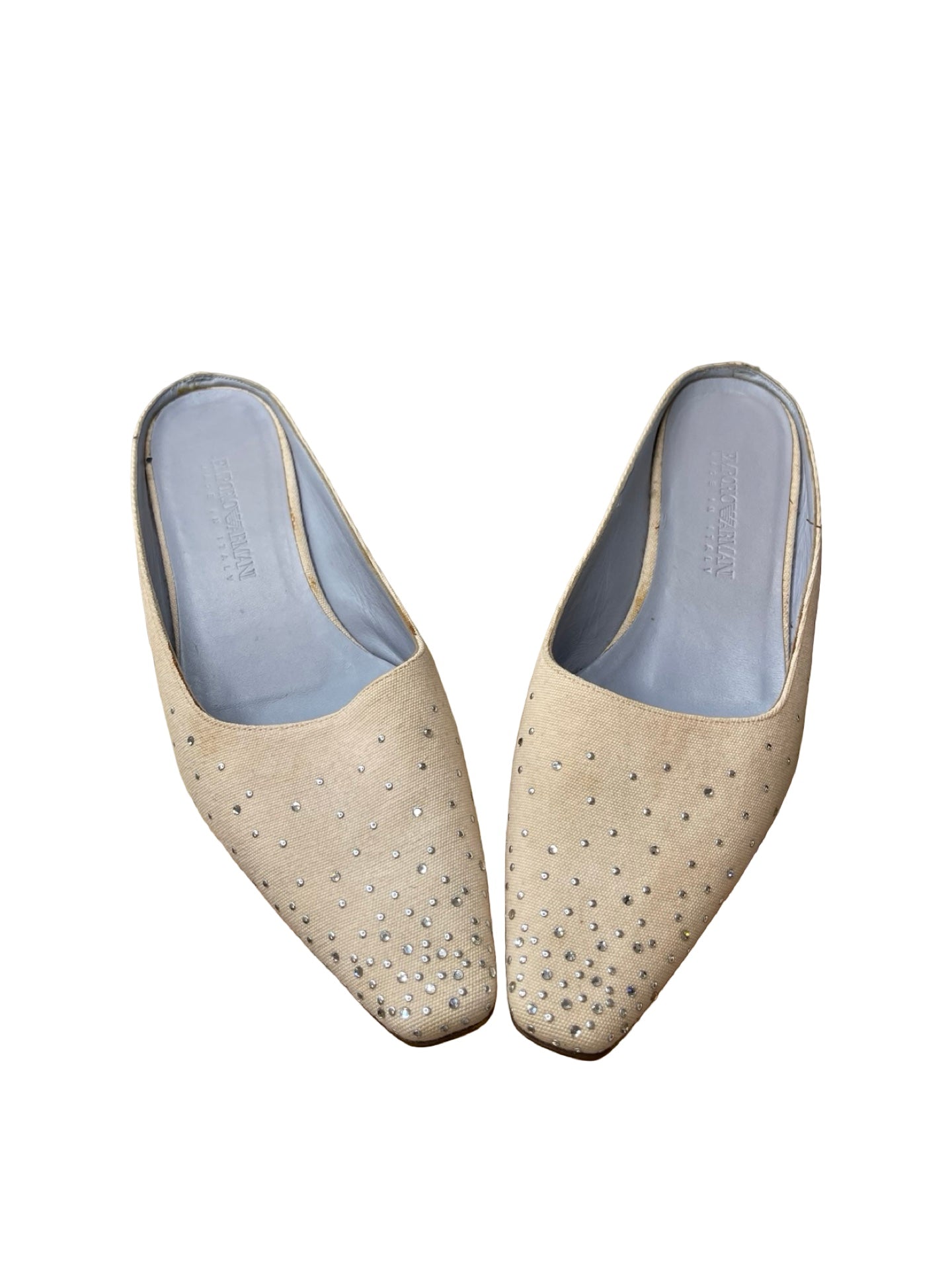 Giorgio Armani Dupioni Slides Slippers