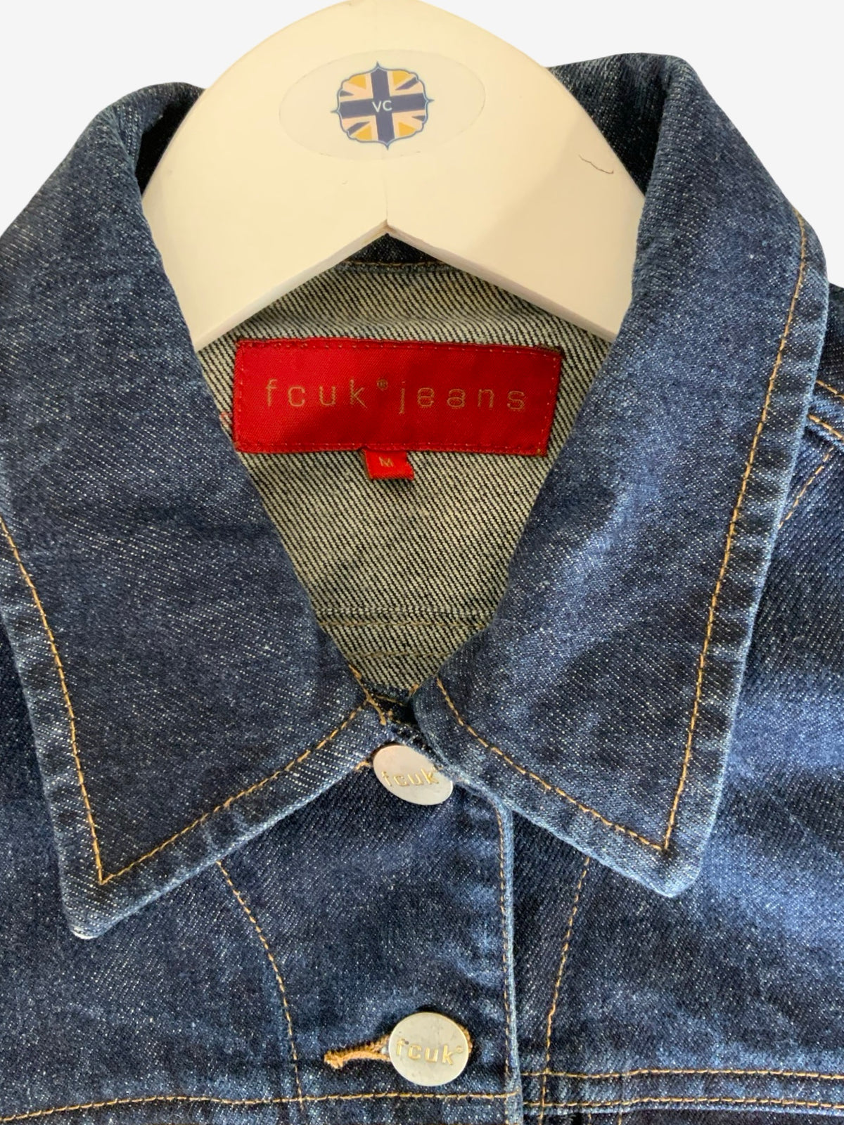 FCUK Dark Denim Jacket Blue