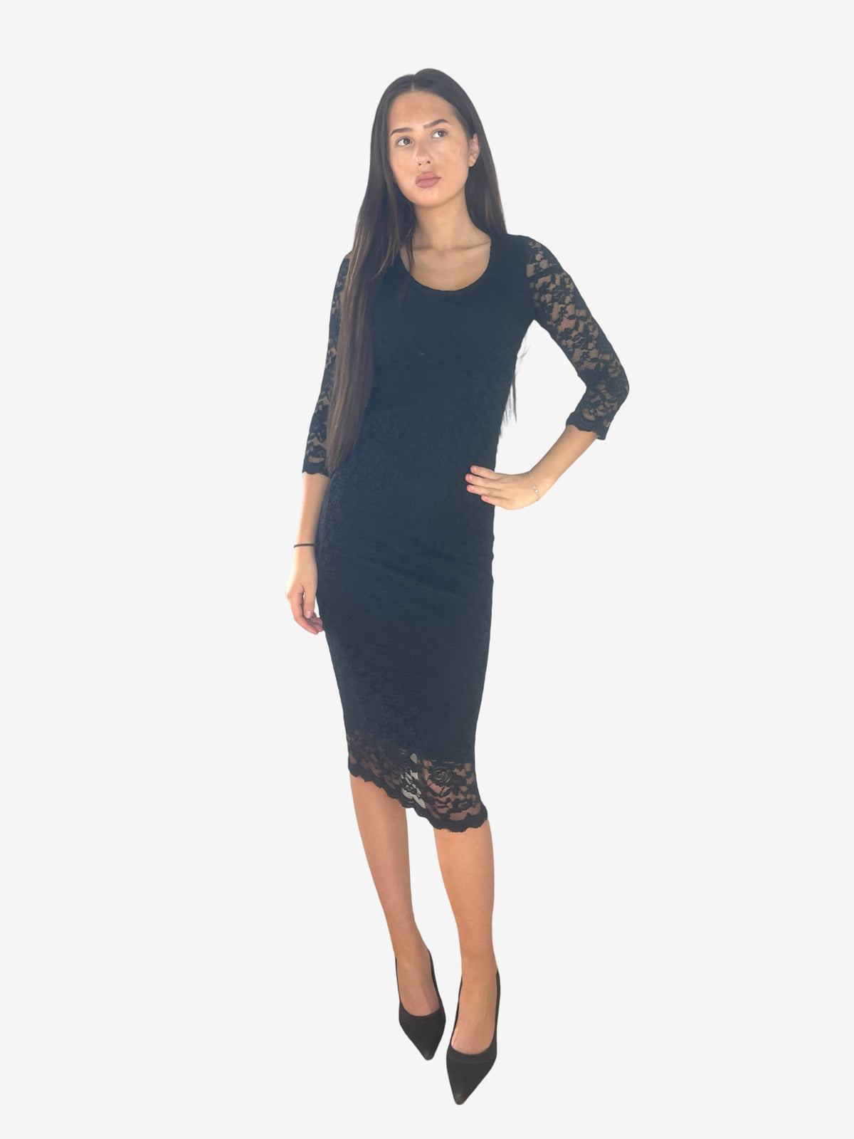 Venus Cow Lace Dress