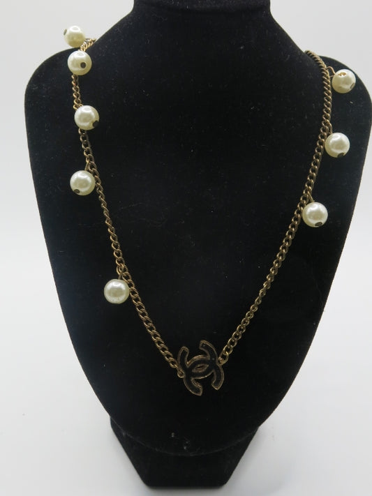 Pearl Vintage Homemade Necklace