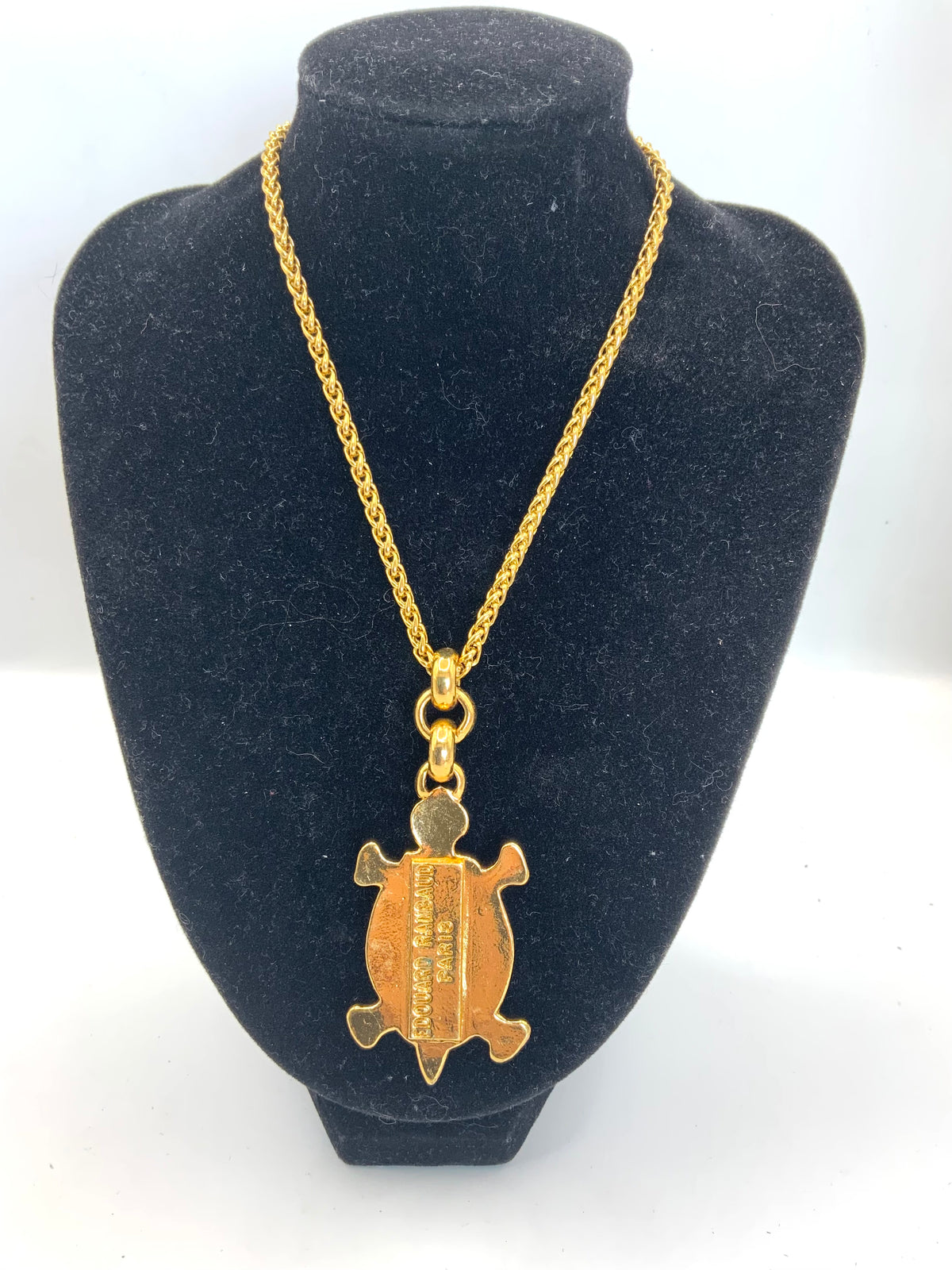Edouard Rambard Turtle Pendant Necklace