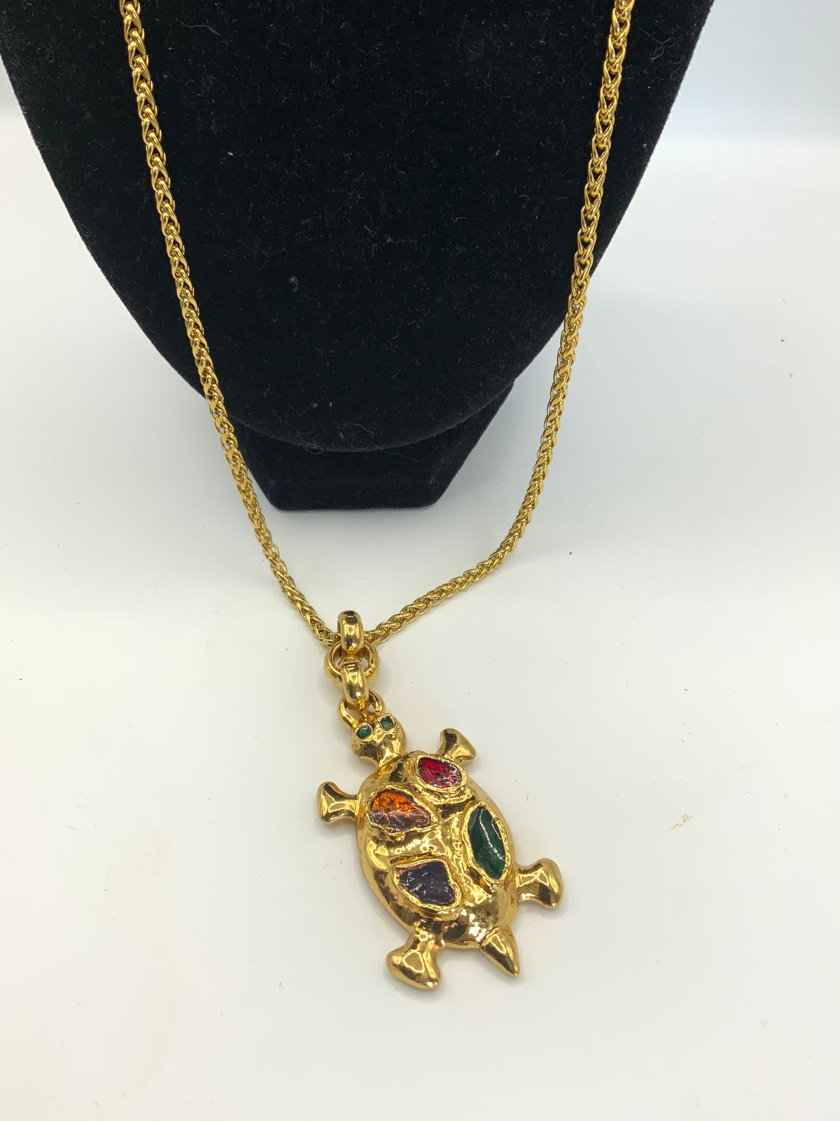 Edouard Rambard Turtle Pendant Necklace
