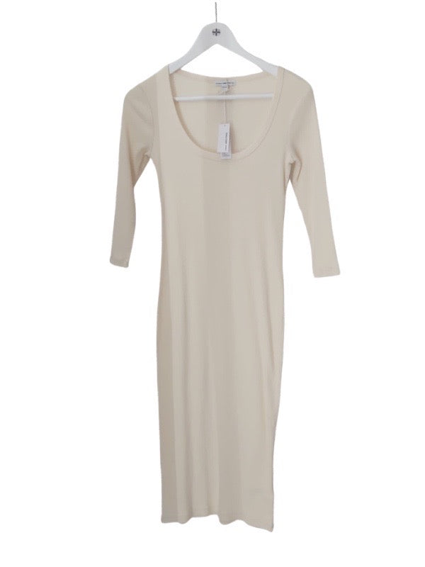 James Perse 3/4 Sleeve Ribbed Dress