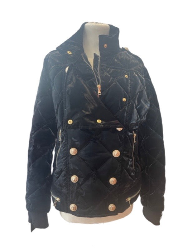 Custom Made Lion Button Padded Jacket