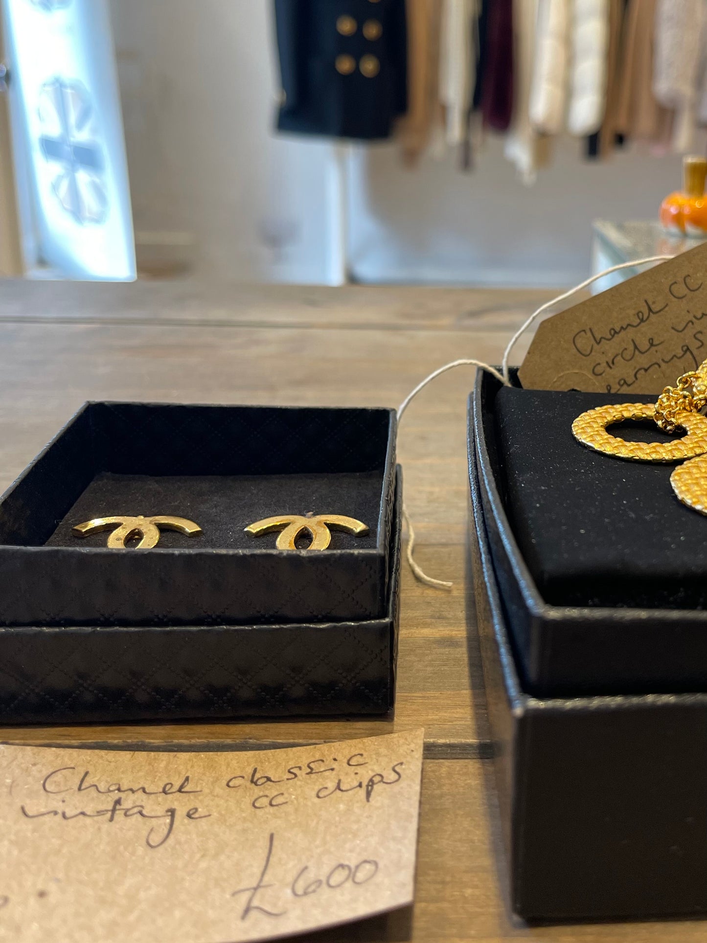 Chanel CC Clip On Earrings