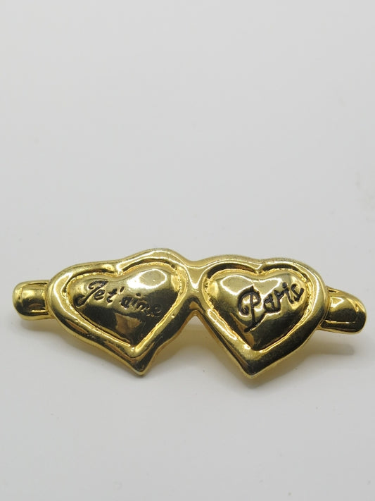 Je T' Aime Heart Pin