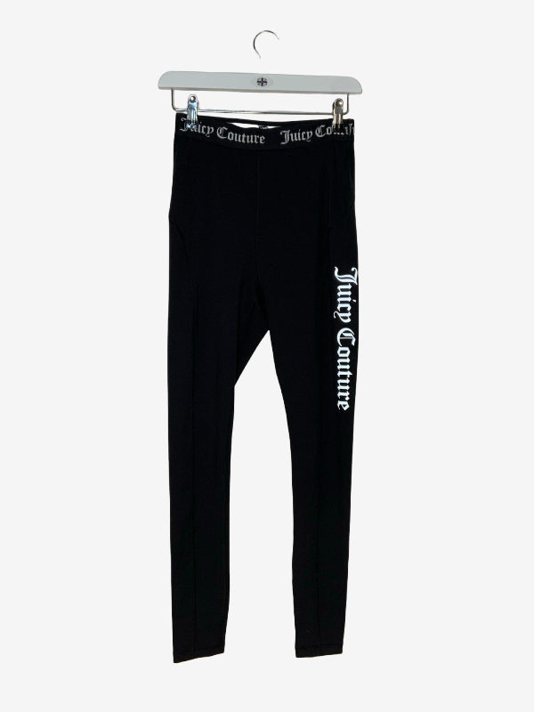 Juicy Couture Black Athleisure Logo Leggings