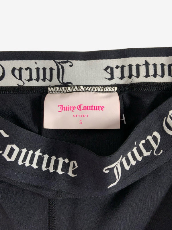 Juicy Couture Black Athleisure Logo Leggings
