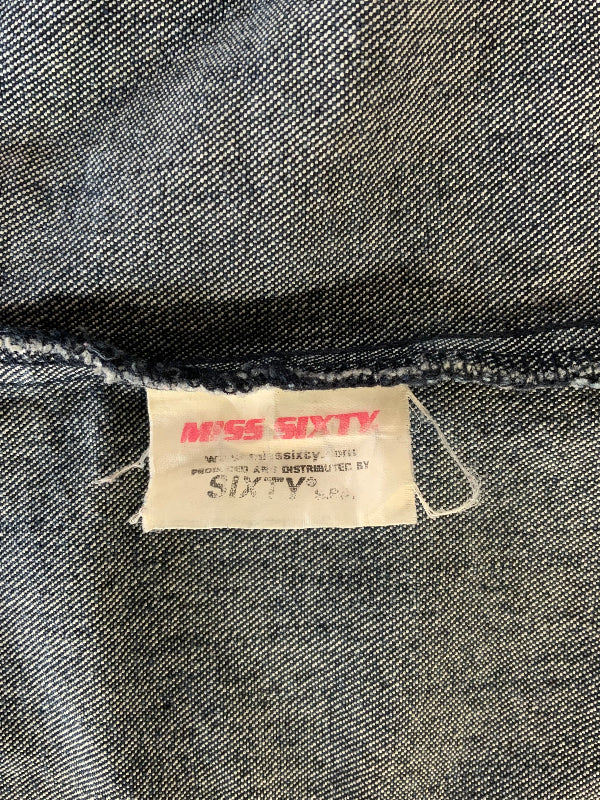 Miss Sixty Washed Indigo Denim Jacket