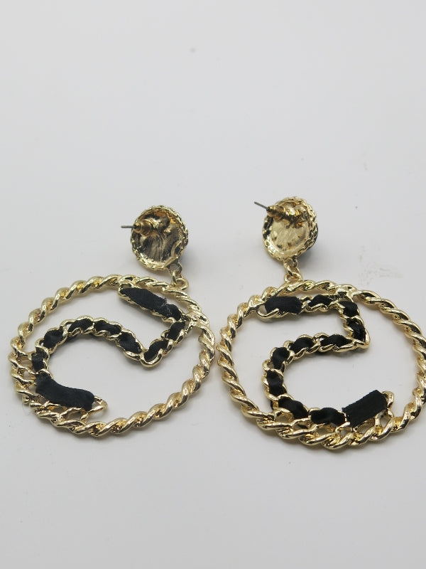 Oversized Catwalk Hoops Pierced Earrings