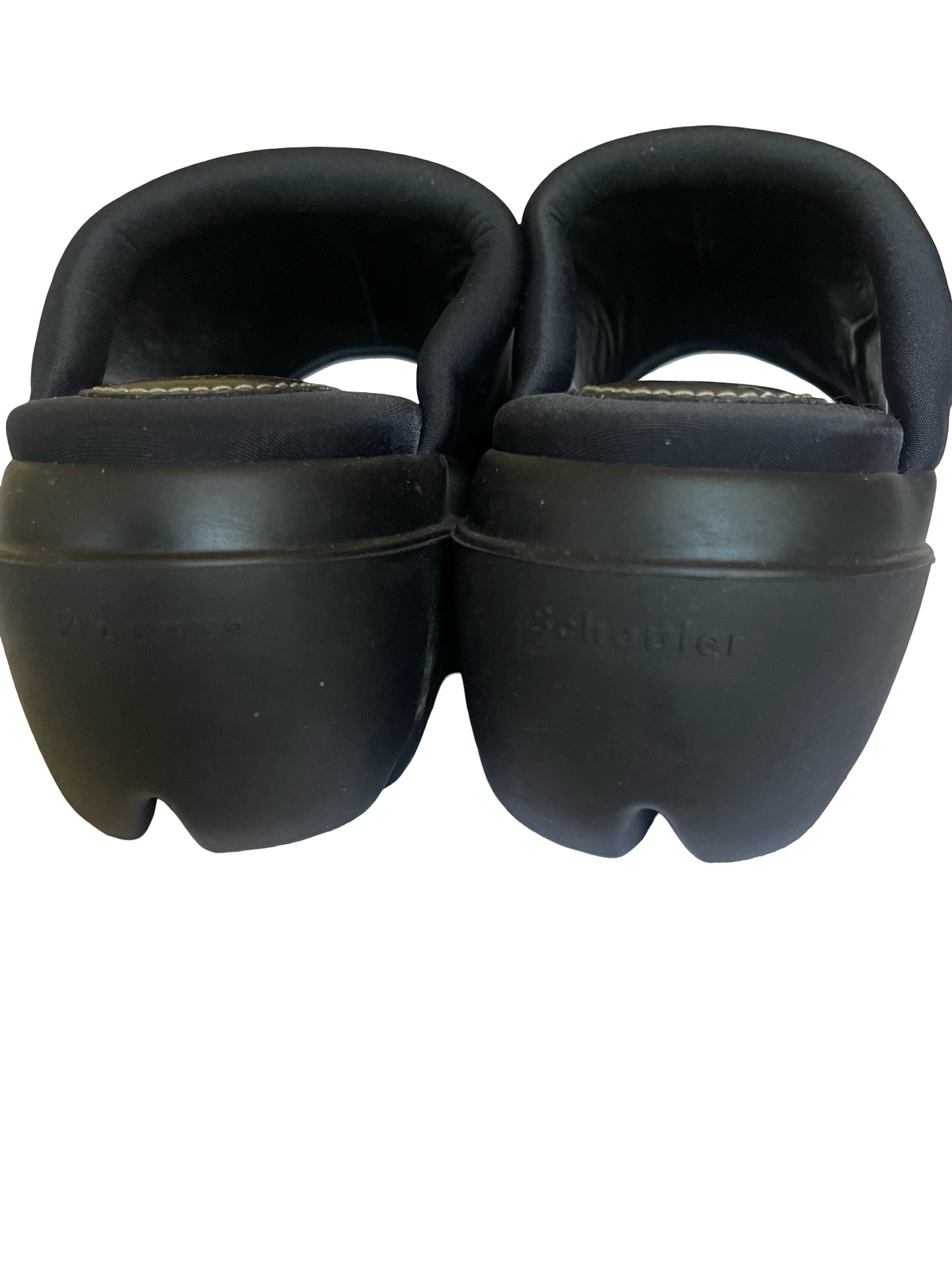 Proenza Schouler Neoprene Platform Slides