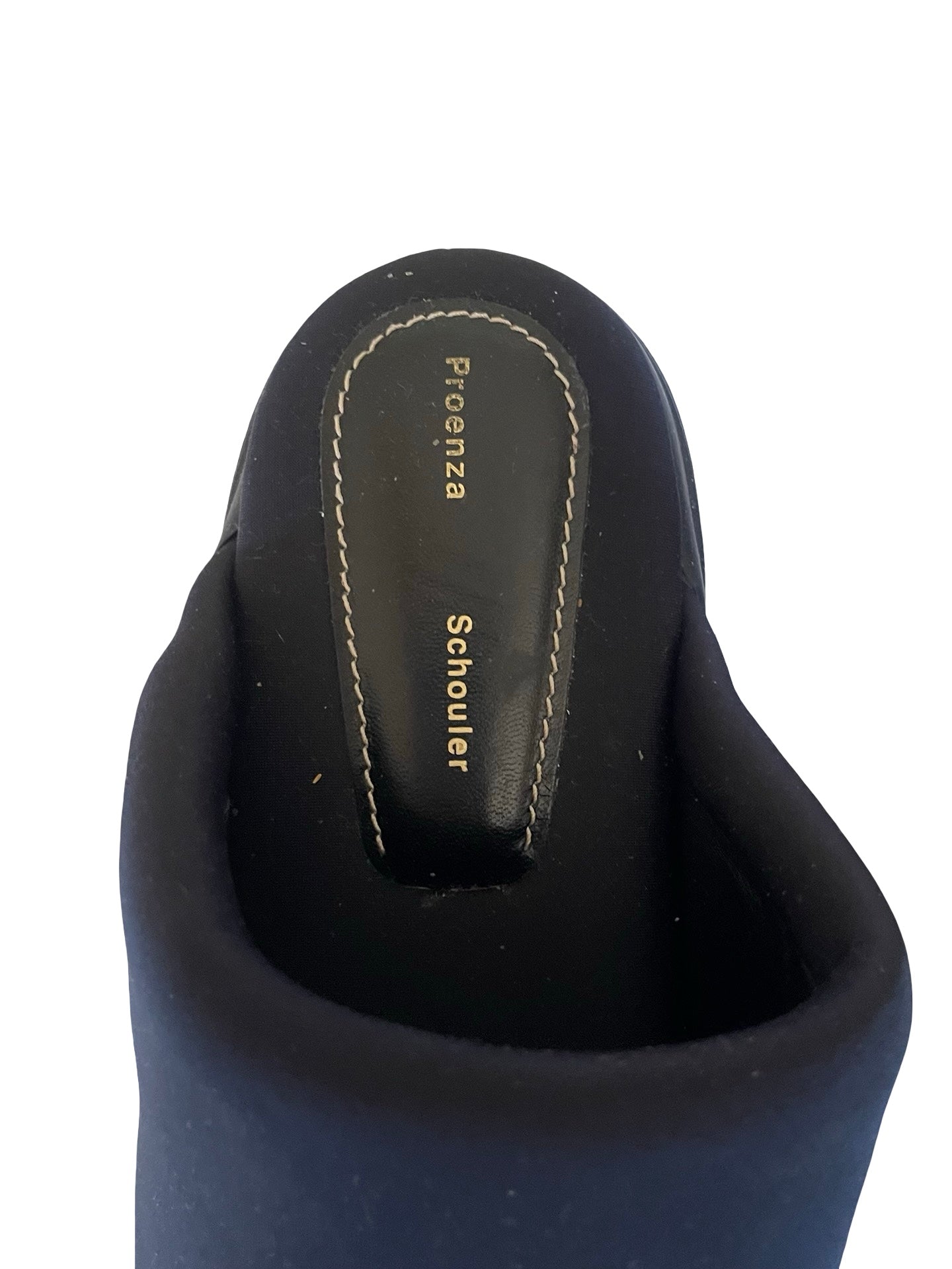 Proenza Schouler Neoprene Platform Slides