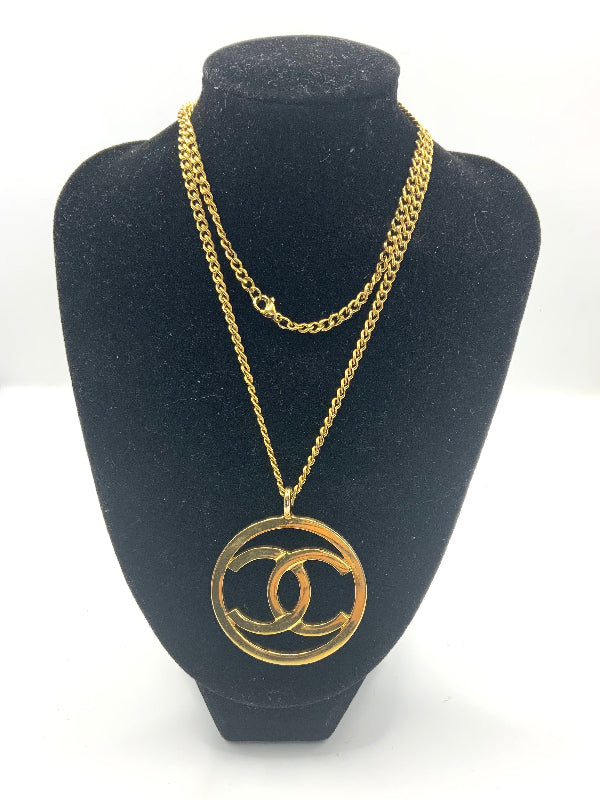Repurposed Chanel Pendant Necklace