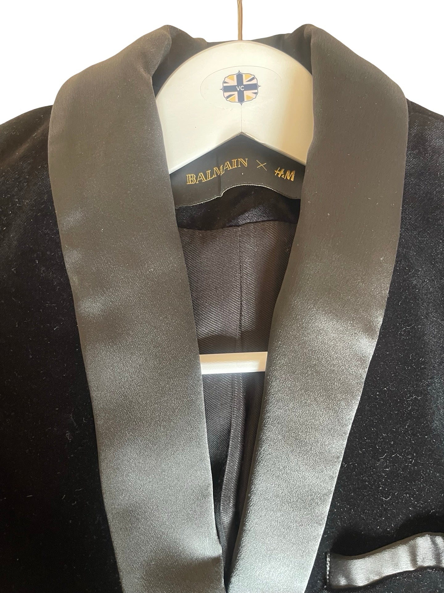 Balmain For H&M Velvet Tuxedo Jacket