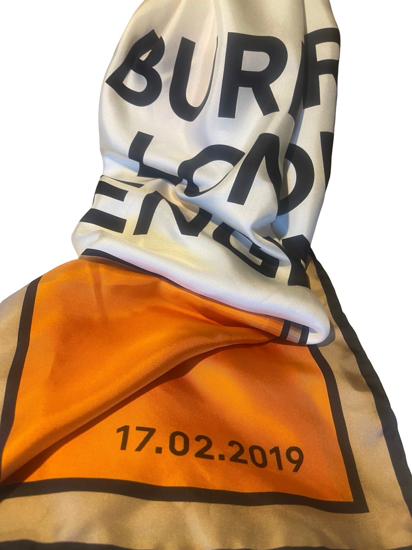 Burberry London England Silk Scarf