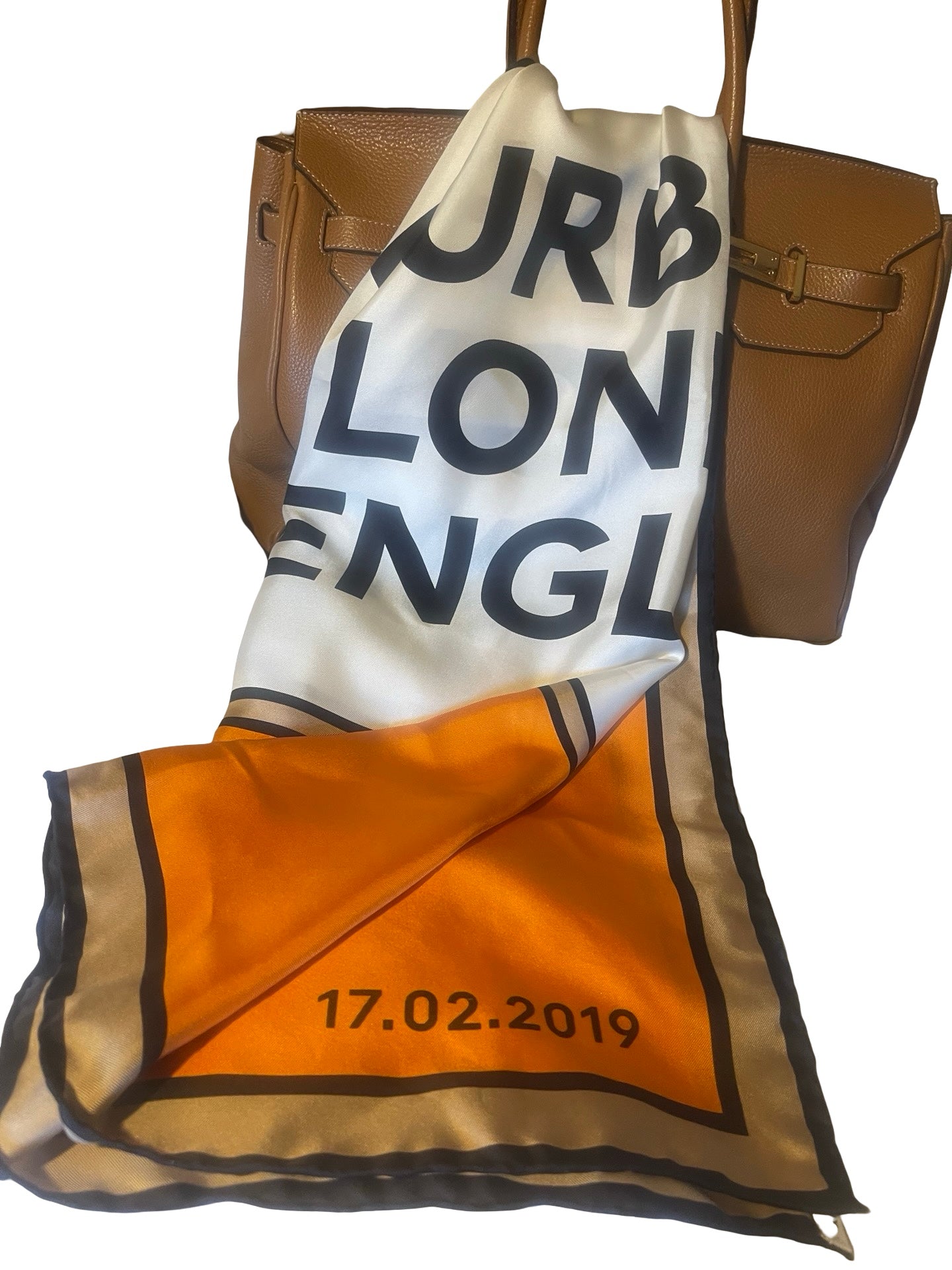 Burberry London England Silk Scarf
