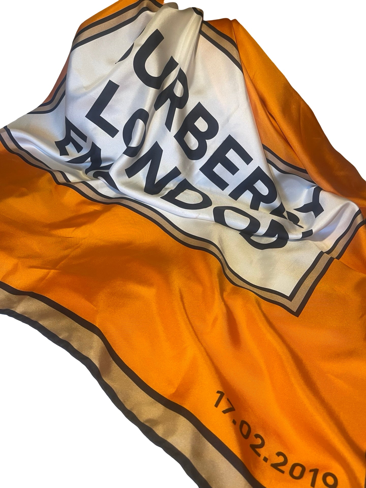Burberry London England Silk Scarf