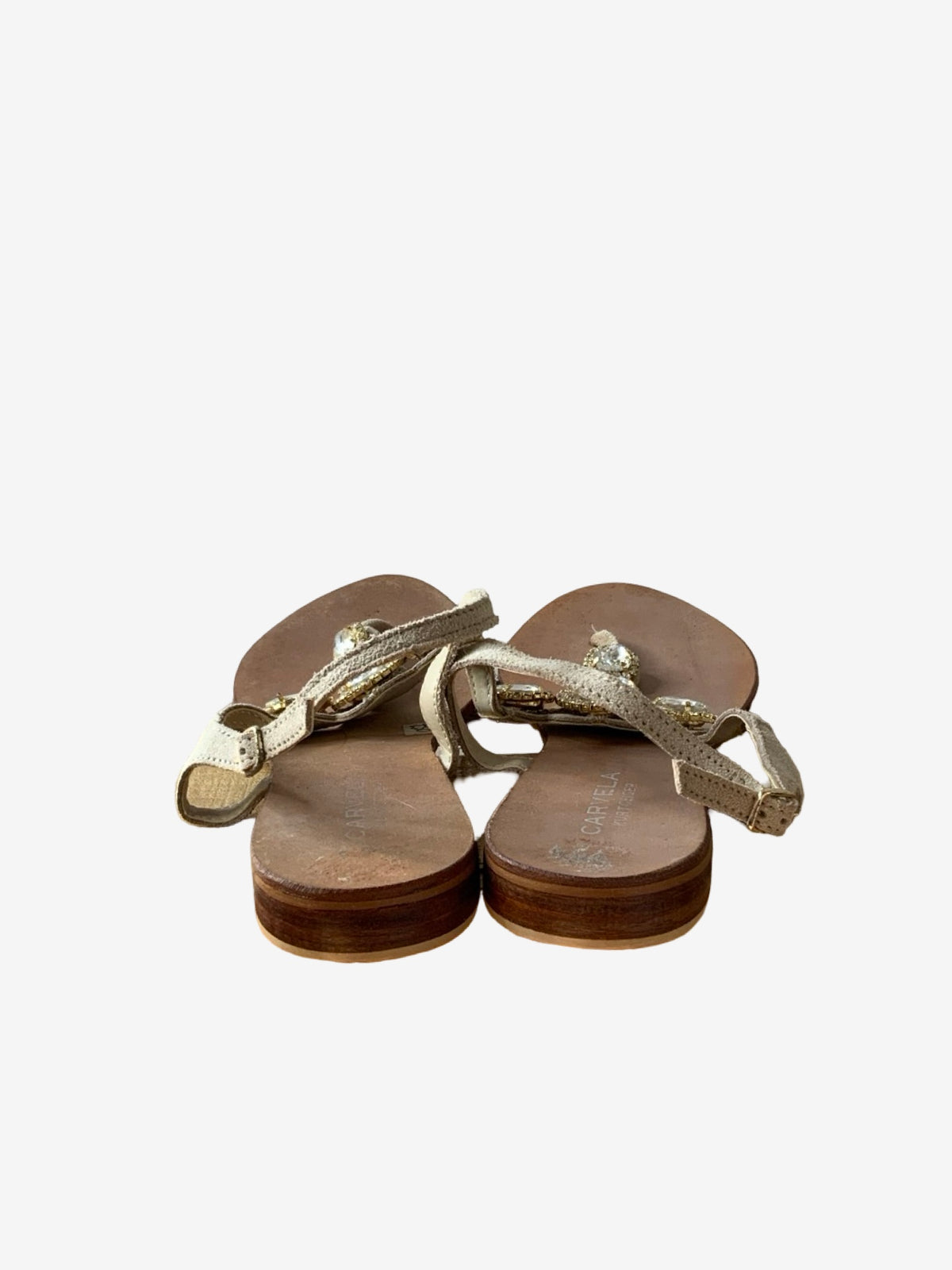 Carvela Sparkle Diamond Flat Sandals