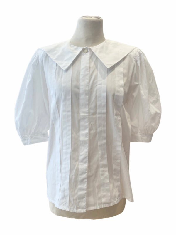Vintage white cotton poplin shirt